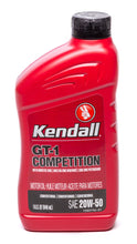 Load image into Gallery viewer, Kendall 20w50 GT-1 High Performance Oil 1qt