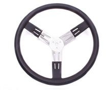 Load image into Gallery viewer, 17in. Steering Wheel Black Alum. Smooth Grip