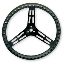 Load image into Gallery viewer, Steering Wheel 15in Flat Drilled Black