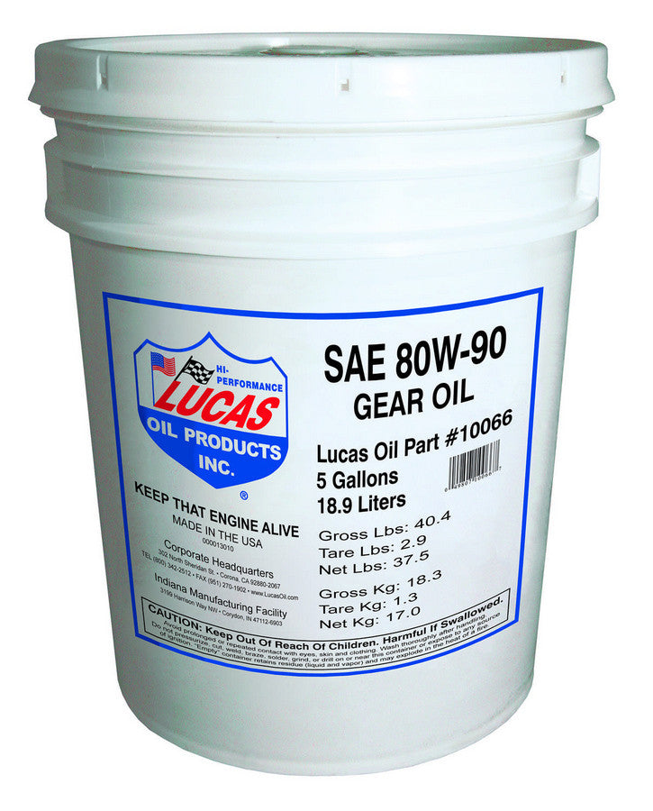 SAE 80W-90 Gear Oil 5 Gallon Pail