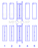 MAIN BEARING SET For FORD V8 351CI 5.8L, 400CI 6.6L 16V