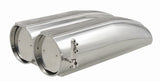 Mr. Gasket Air Scoop - Double Barrel - Shotgun Style Scoop - Polished Aluminum