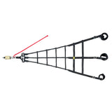 Racing Cage Net 3 Point Black