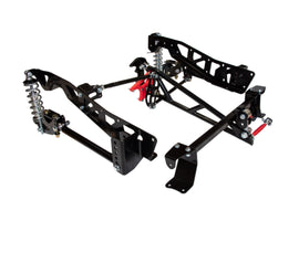 Long wheelbase, single adjustable shocks, 200 lb. springs