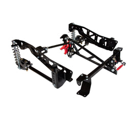 Short wheelbase, double adjustable shocks, 170 lb. springs
