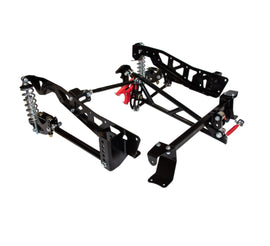 Short wheelbase, double adjustable shocks, 200 lb. springs