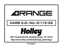 Load image into Gallery viewer, Range_RA007_CARB_Sticker.jpg
