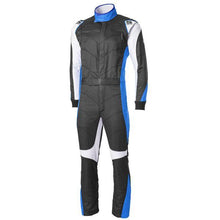 Load image into Gallery viewer, RACING SUIT SIX O XXLARGE BLACK/BLUE
