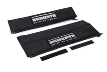 Load image into Gallery viewer, Harness Pads 2in Wide Black w/ Silver Patch