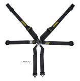 Harness 6pt Profi II SFI Hans Black