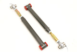 Lower Control Arms, DOM, On-car Adjustable, Polyurethane & Rod End Combo