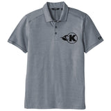 Grey Polo with Black K-Flame - XL
