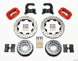 Brake Kit Rear Chevy 12- Bolt Billet Caliper Red