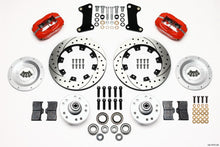 Load image into Gallery viewer, Front Brake Kit 67-72 Camaro Nova Red Calipers