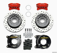 Load image into Gallery viewer, Brake Kit Rear GM 12 Bolt Drilled Red