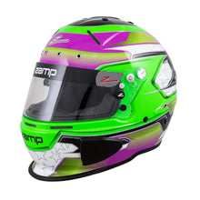 Load image into Gallery viewer, Helmet RZ-70E Switch L Grn/Purp SA2020/FIA