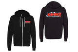Kooks Logo Zip Up Hoodie Black - Small