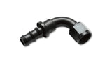 Push-On 90 Degree Hose End Elbow Fitting; Size: -12AN