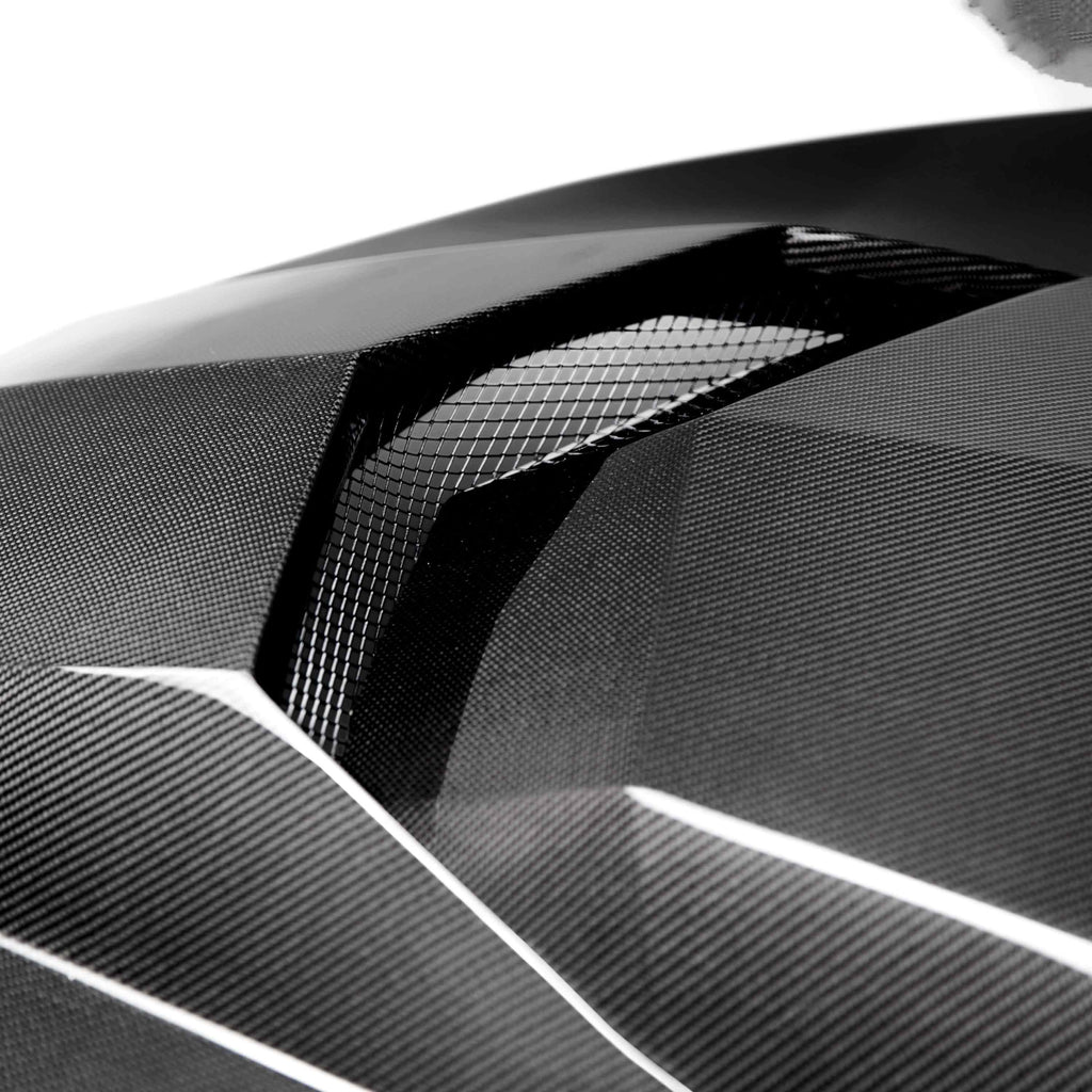 Type-AZ double sided carbon fiber hood for 2016-2024 Chevrolet Camaro