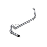 4in. Turbo Back. Single Side Exit. No Muffler. Aluminized Steel.