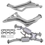 79-93 MUSTANG 5.0 1-5/8 LONG TUBE HEADERS AUTO PLUS MID PIPE (TITANIUM CERAMIC)