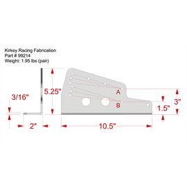 FLOOR SEAT MOUNT- 3/16