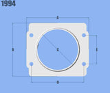 Mass Air Flow Sensor Adapter Plate, for Subaru Applications