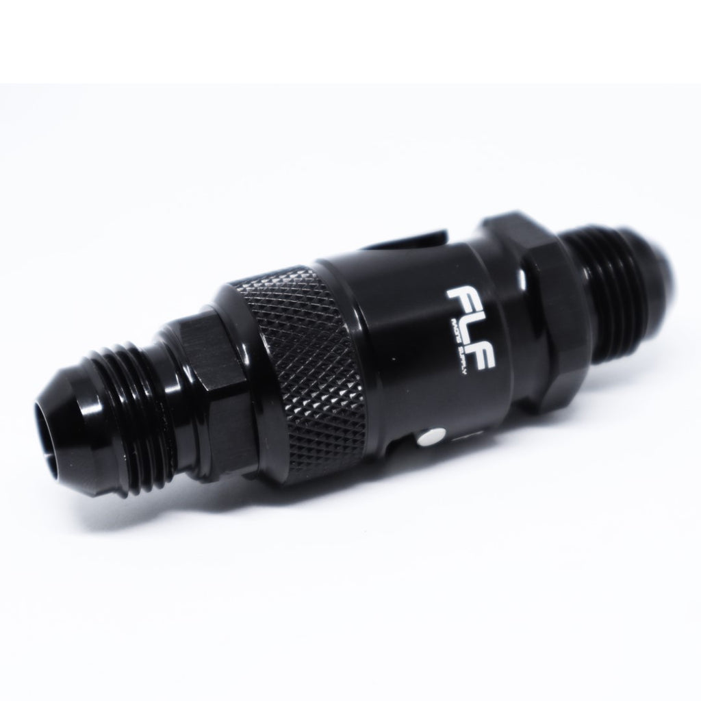 FLF Dry Break Quick Disconnect, Aluminum - 8AN