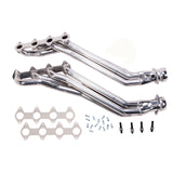 2005-2010 MUSTANG GT 1 5/8 LONG TUBE EXHAUST HEADERS (POLISHED SILVER CERAMIC)