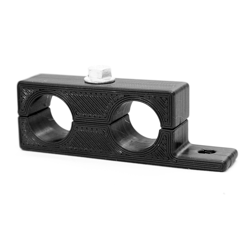 FLF Mountable Stepped Dual Hose Separator - 16mm - 13mm