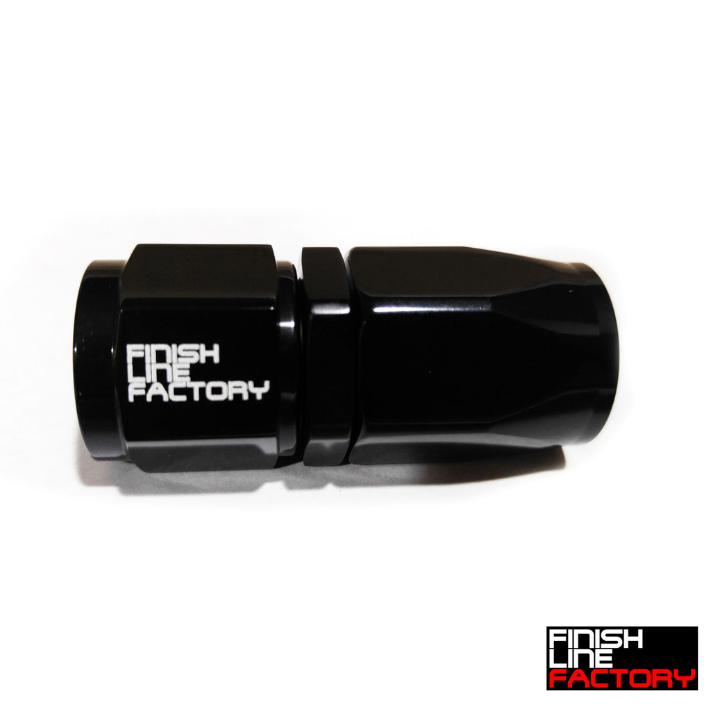 FLF Swivel Hose End (Braided Rubber) - Straight - 20 AN