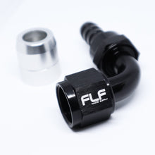 Load image into Gallery viewer, FLF Crimp-On Swivel Hose End - 90 Degree AN - 8 AN
