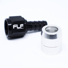 Load image into Gallery viewer, FLF Crimp-On Swivel Hose End - Straight AN - 8 AN